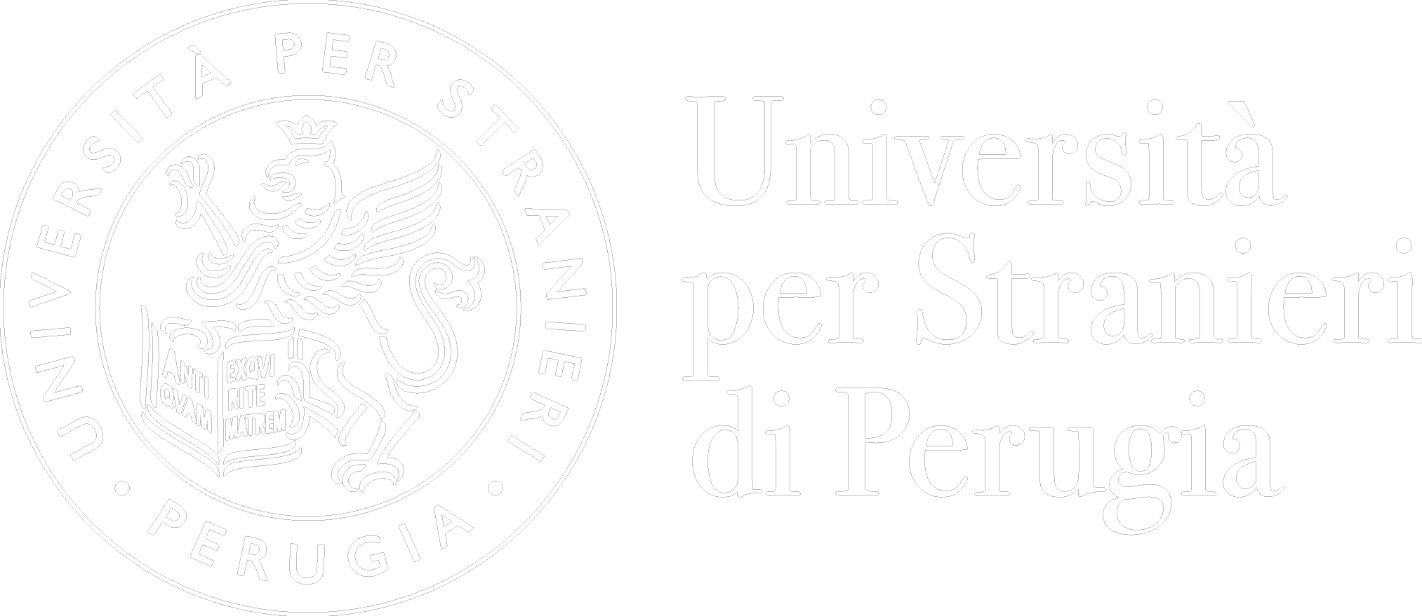 Università per Stranieri di Perugia logo